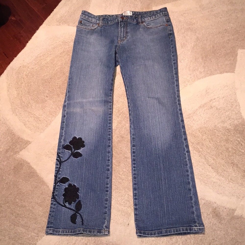 White House White Market embellished Jeans Size 8